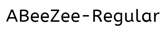ABeeZee-Regular