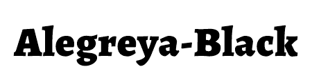 Alegreya-Black