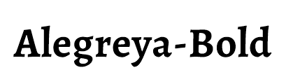 Alegreya-Bold
