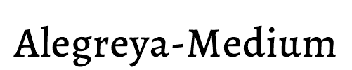 Alegreya-Medium