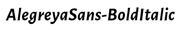 AlegreyaSans-BoldItalic