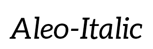 Aleo-Italic