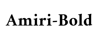 Amiri-Bold