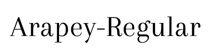 Arapey-Regular