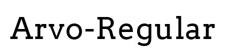 Arvo-Regular