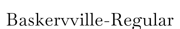 Baskervville-Regular