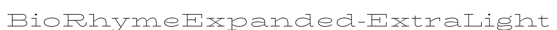 BioRhymeExpanded-ExtraLight