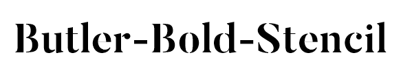 Butler-Bold-Stencil