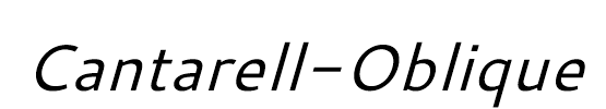 Cantarell-Oblique