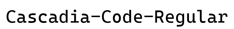 Cascadia-Code-Regular