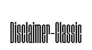 Disclaimer-Classic