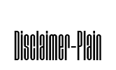 Disclaimer-Plain