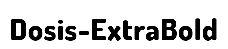 Dosis-ExtraBold