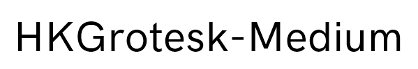 HKGrotesk-Medium