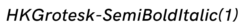 HKGrotesk-SemiBoldItalic1