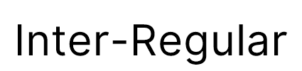 Inter-Regular