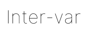 Inter-var
