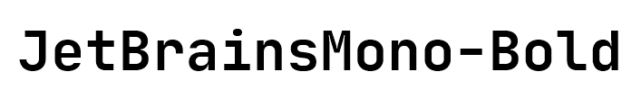 JetBrainsMono-Bold