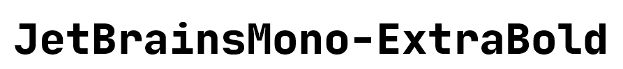 JetBrainsMono-ExtraBold