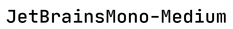JetBrainsMono-Medium