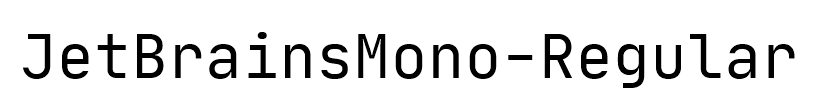 JetBrainsMono-Regular