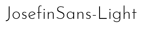 JosefinSans-Light
