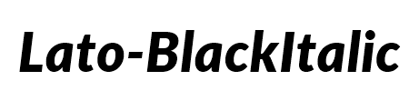 Lato-BlackItalic