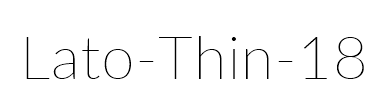 Lato-Thin-18