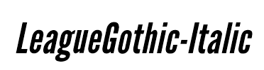LeagueGothic-Italic