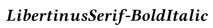 LibertinusSerif-BoldItalic