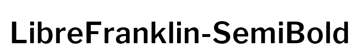 LibreFranklin-SemiBold