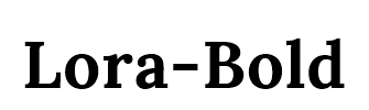Lora-Bold