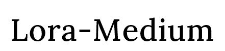 Lora-Medium