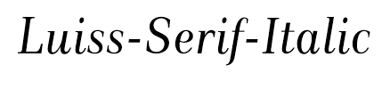 Luiss-Serif-Italic