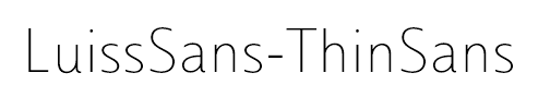 LuissSans-ThinSans