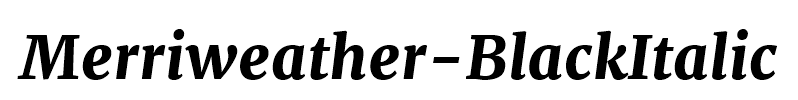 Merriweather-BlackItalic