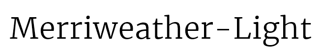 Merriweather-Light