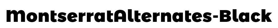 MontserratAlternates-Black