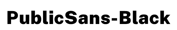 PublicSans-Black