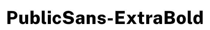 PublicSans-ExtraBold