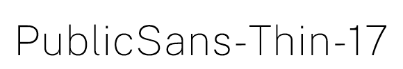 PublicSans-Thin-17