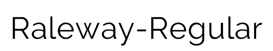 Raleway-Regular