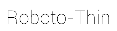 Roboto-Thin