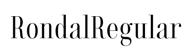 RondalRegular