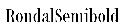 RondalSemibold