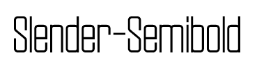 Slender-Semibold