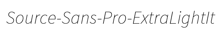 Source-Sans-Pro-ExtraLightIt