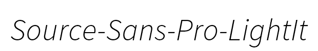 Source-Sans-Pro-LightIt