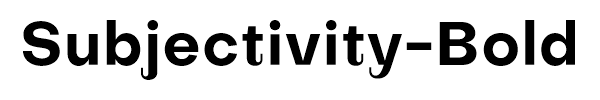 Subjectivity-Bold