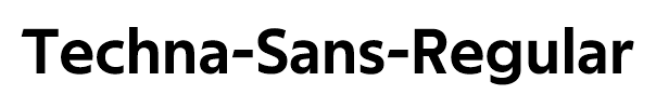 Techna-Sans-Regular